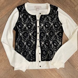 Banana Republic lace cardigan Medium